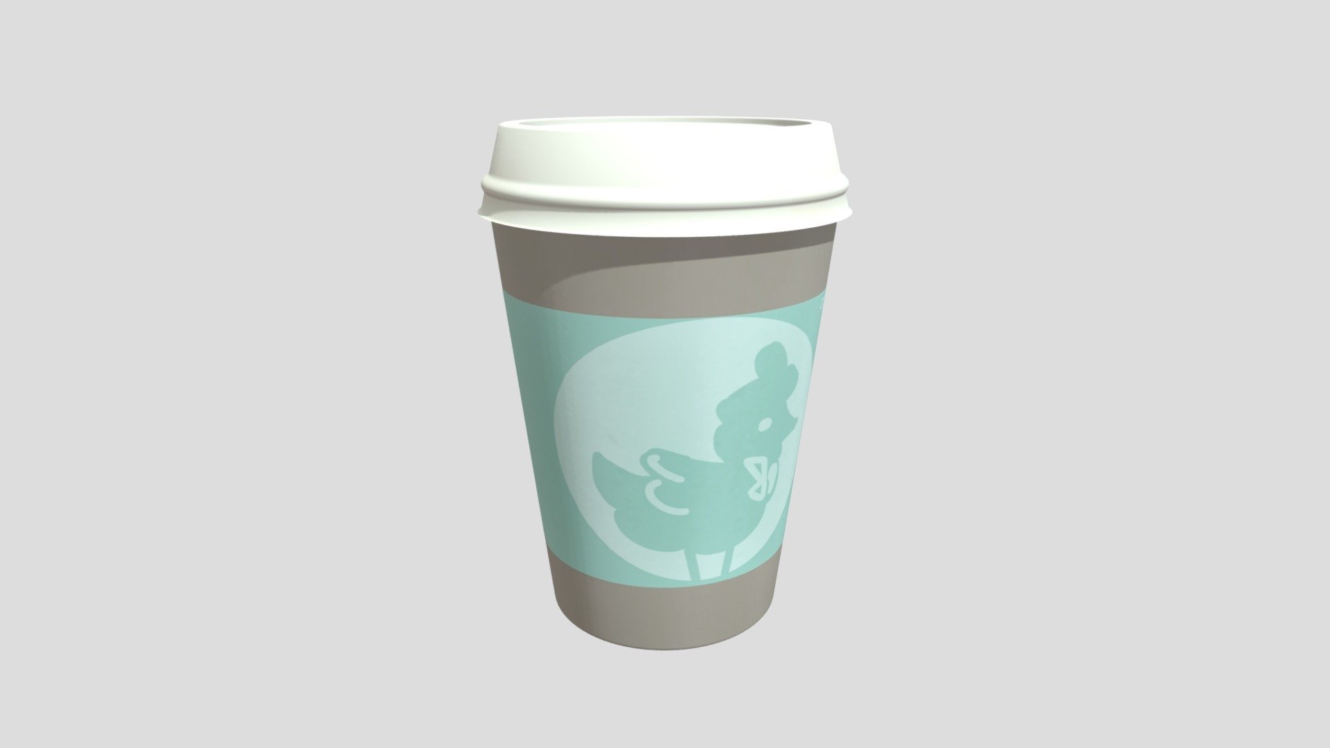 Cluckbucks Coffee Cup 3d model