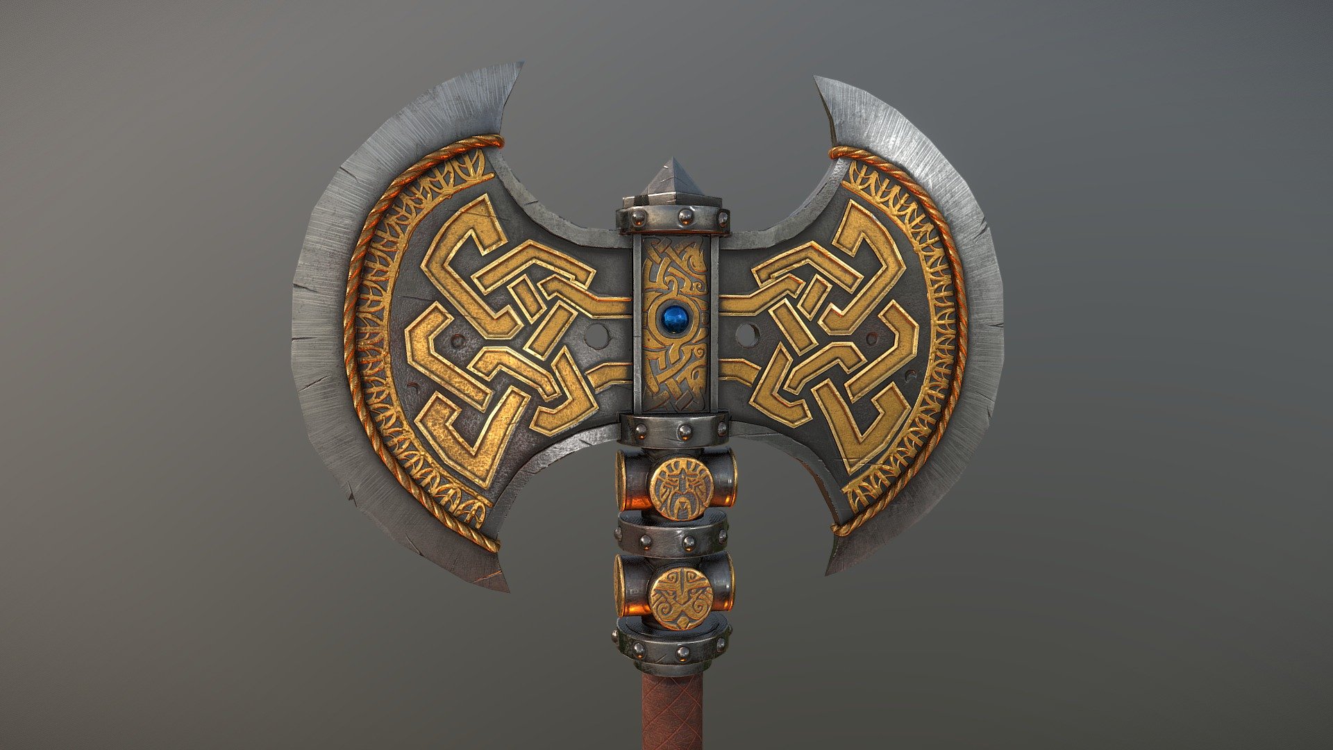 Dwarven Axe 3d model