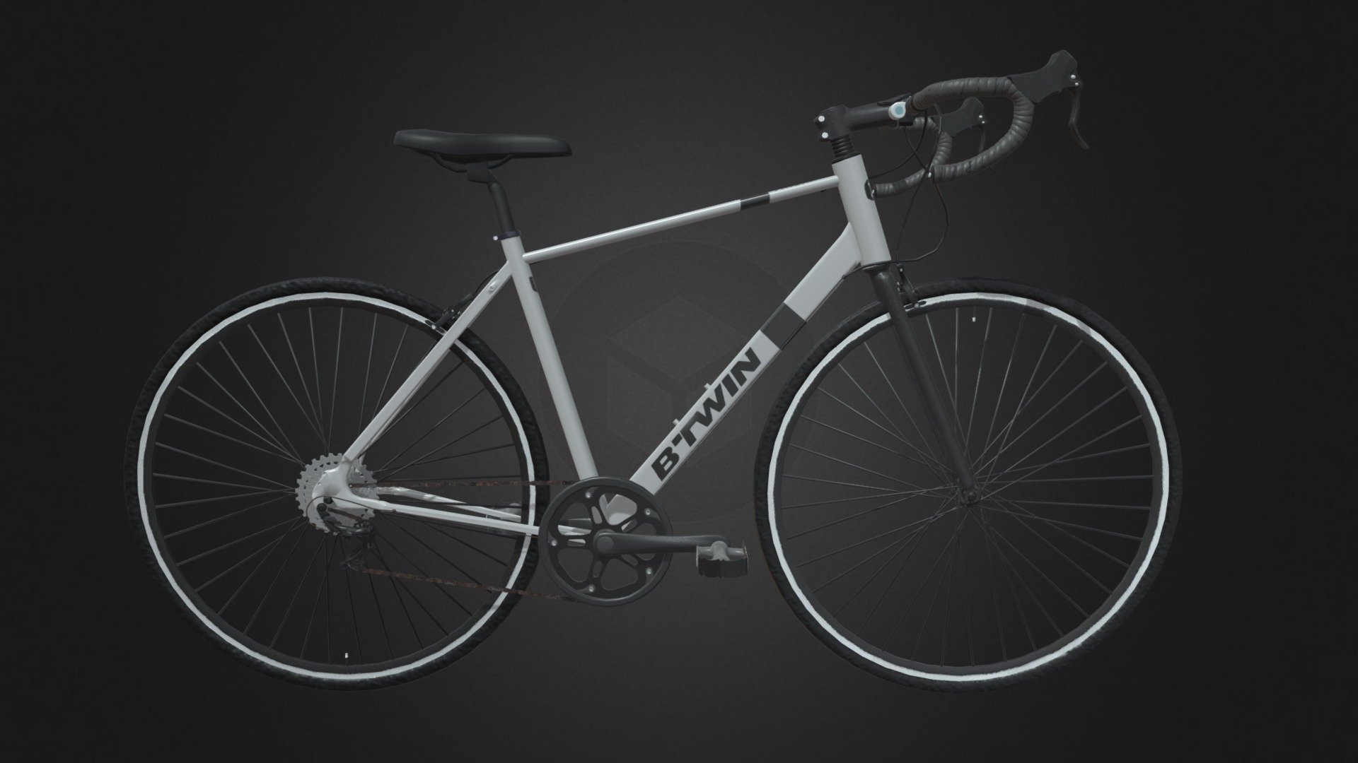 B’Twin Triban 100 Road Bike 3d model