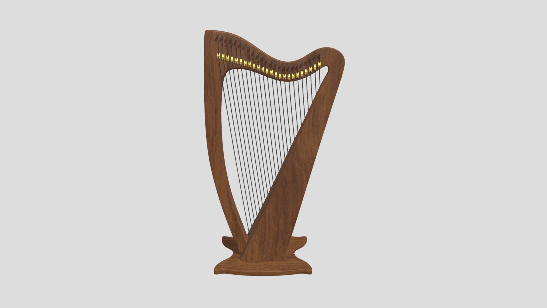 Harp 3d model