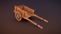 Wooden Hand Cart