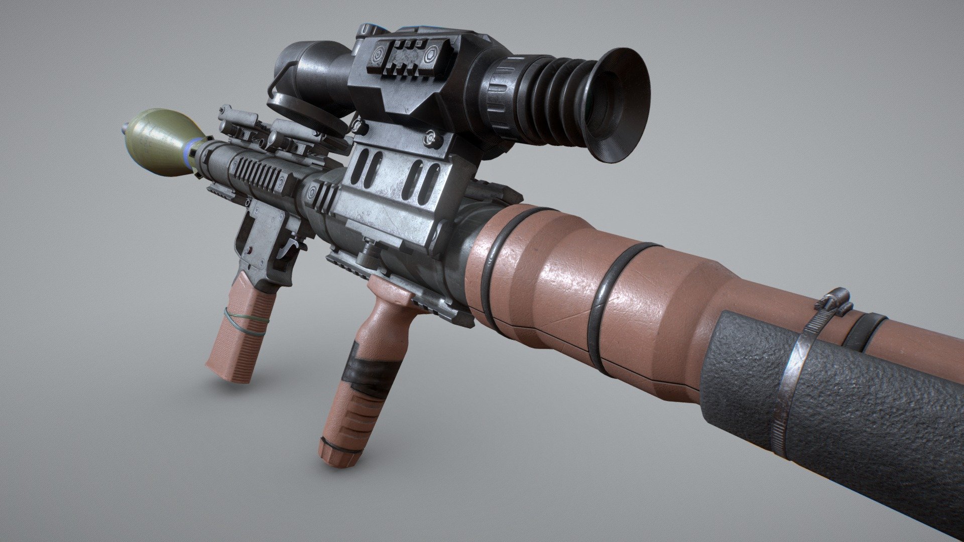 AirTronic Precision Rocket Launcher PSRL PBR 3d model