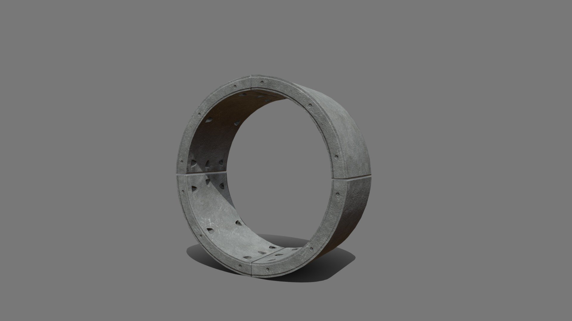 Concrete Tunnel Sections 3d model