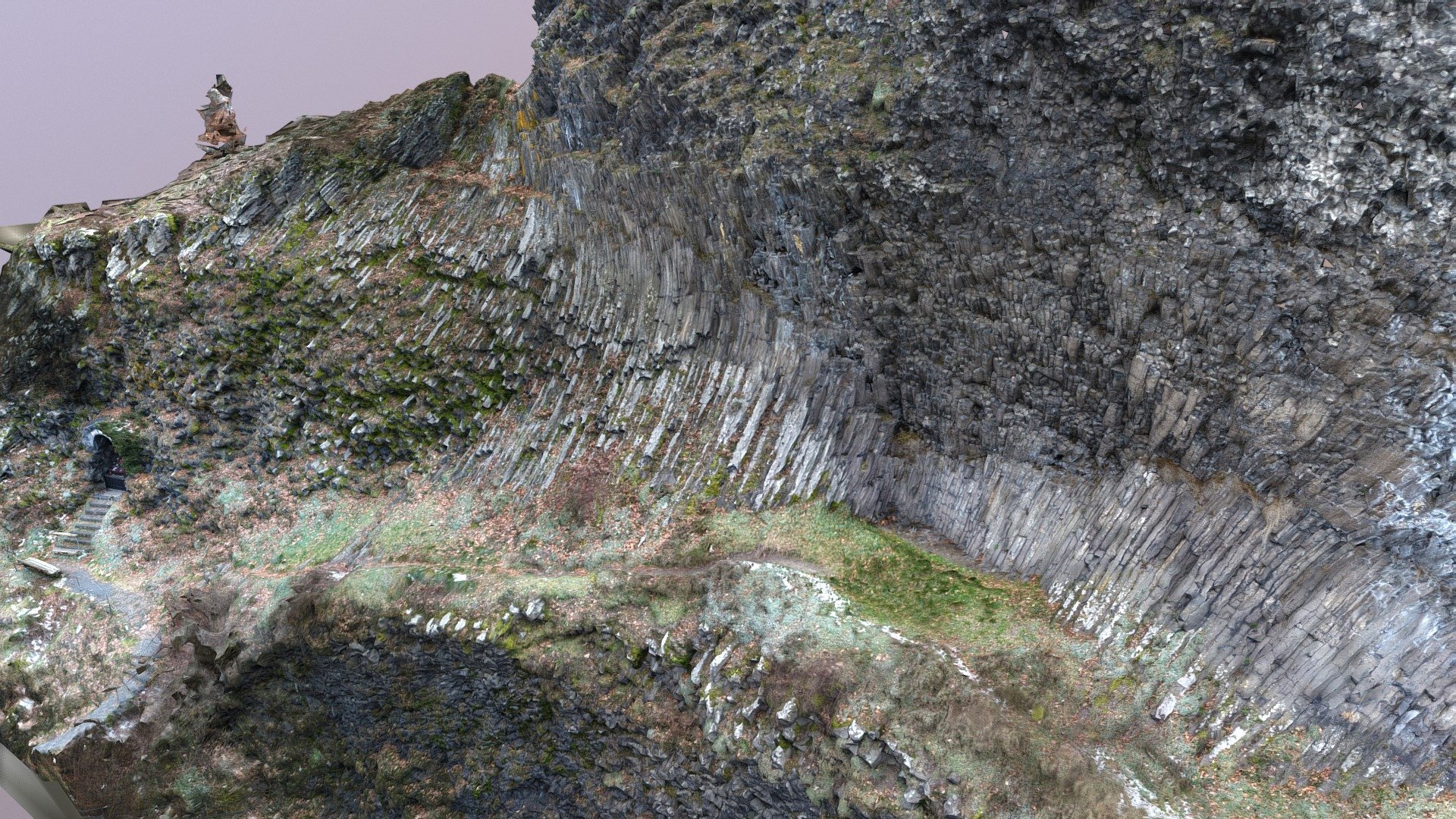 Basalt_scan_parkstein_v02 3d model