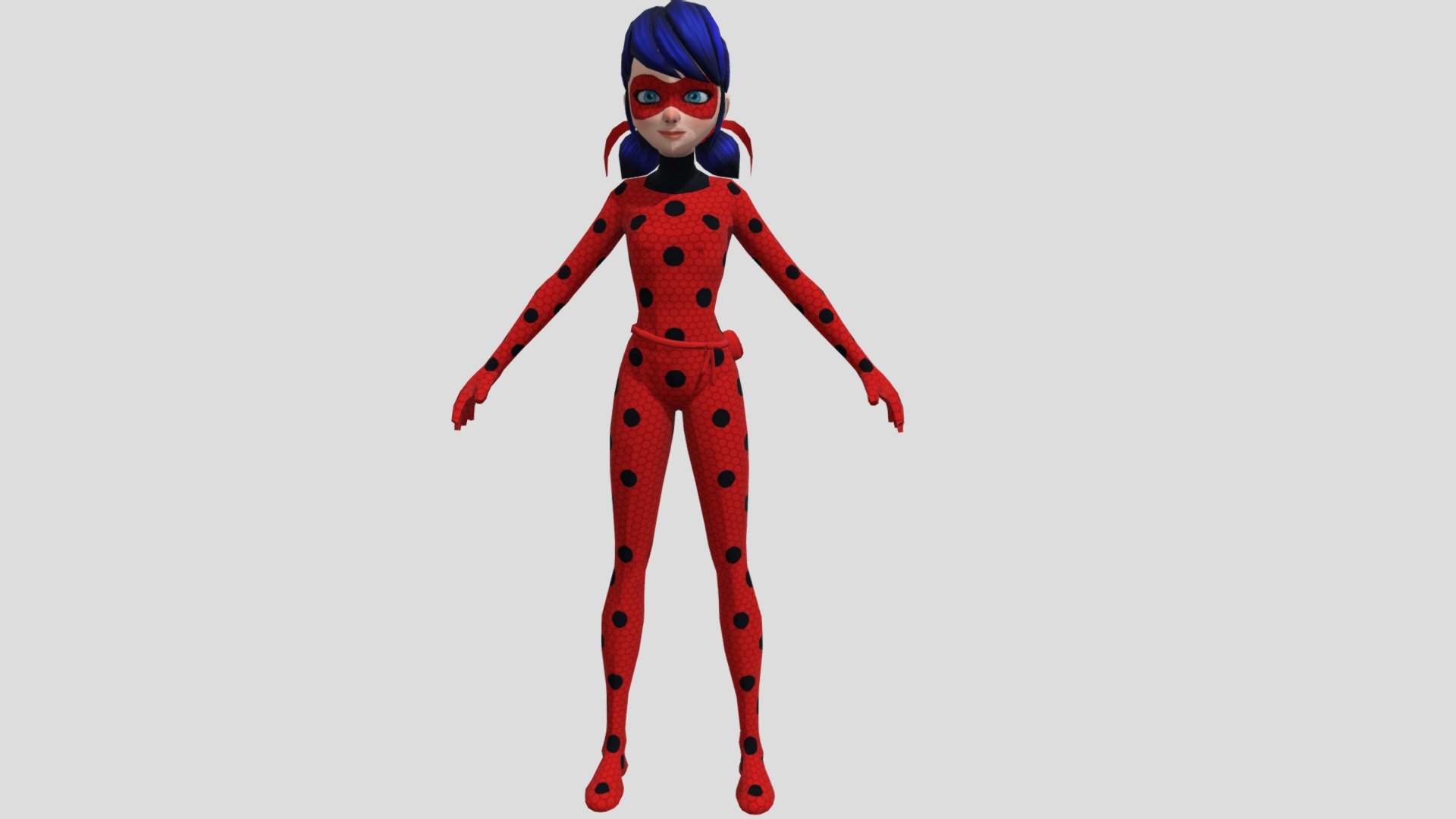 Miraculous Ladybug and Cat noir 3d model