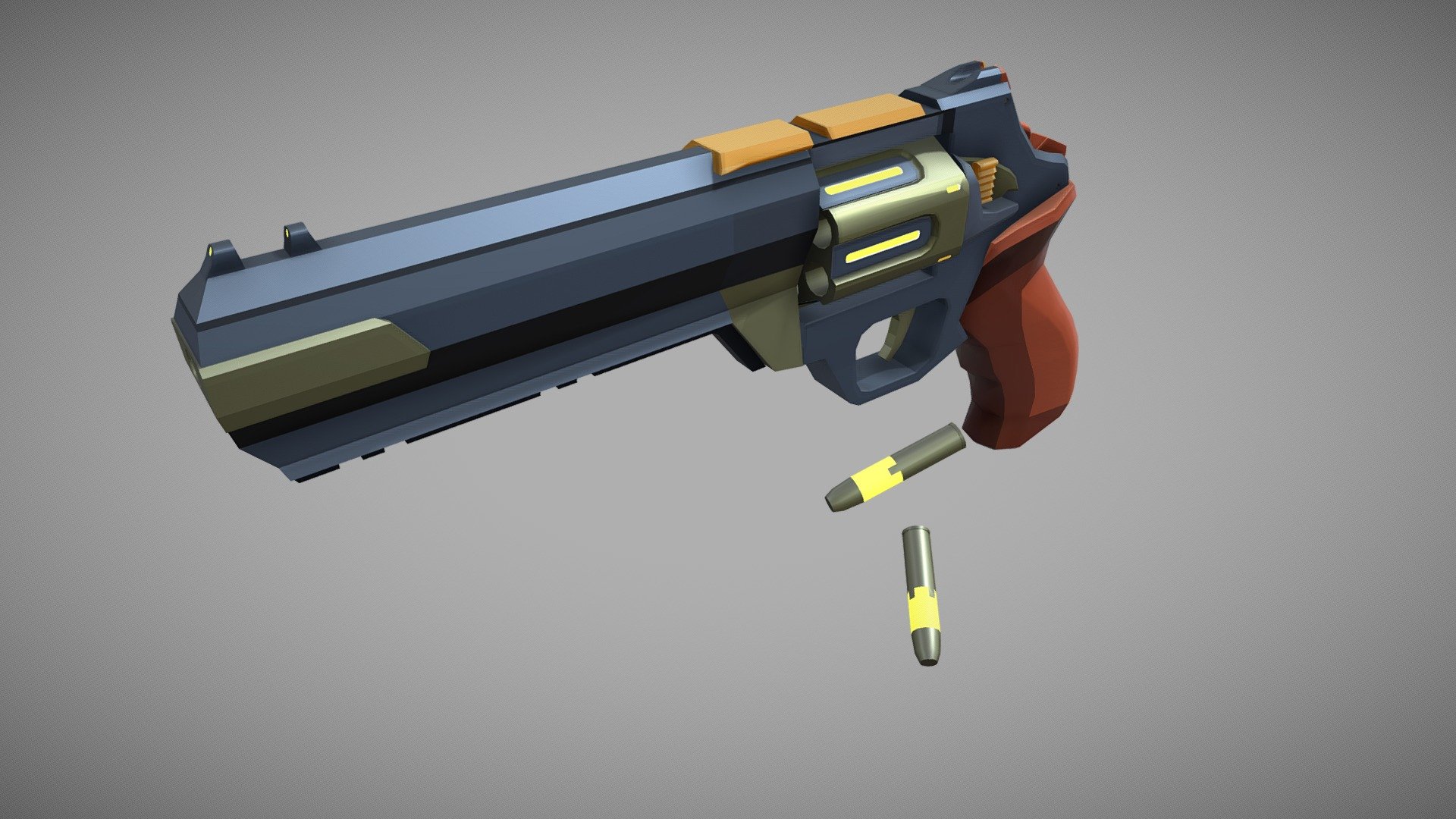 Revolver draft (Valorant) 3d model