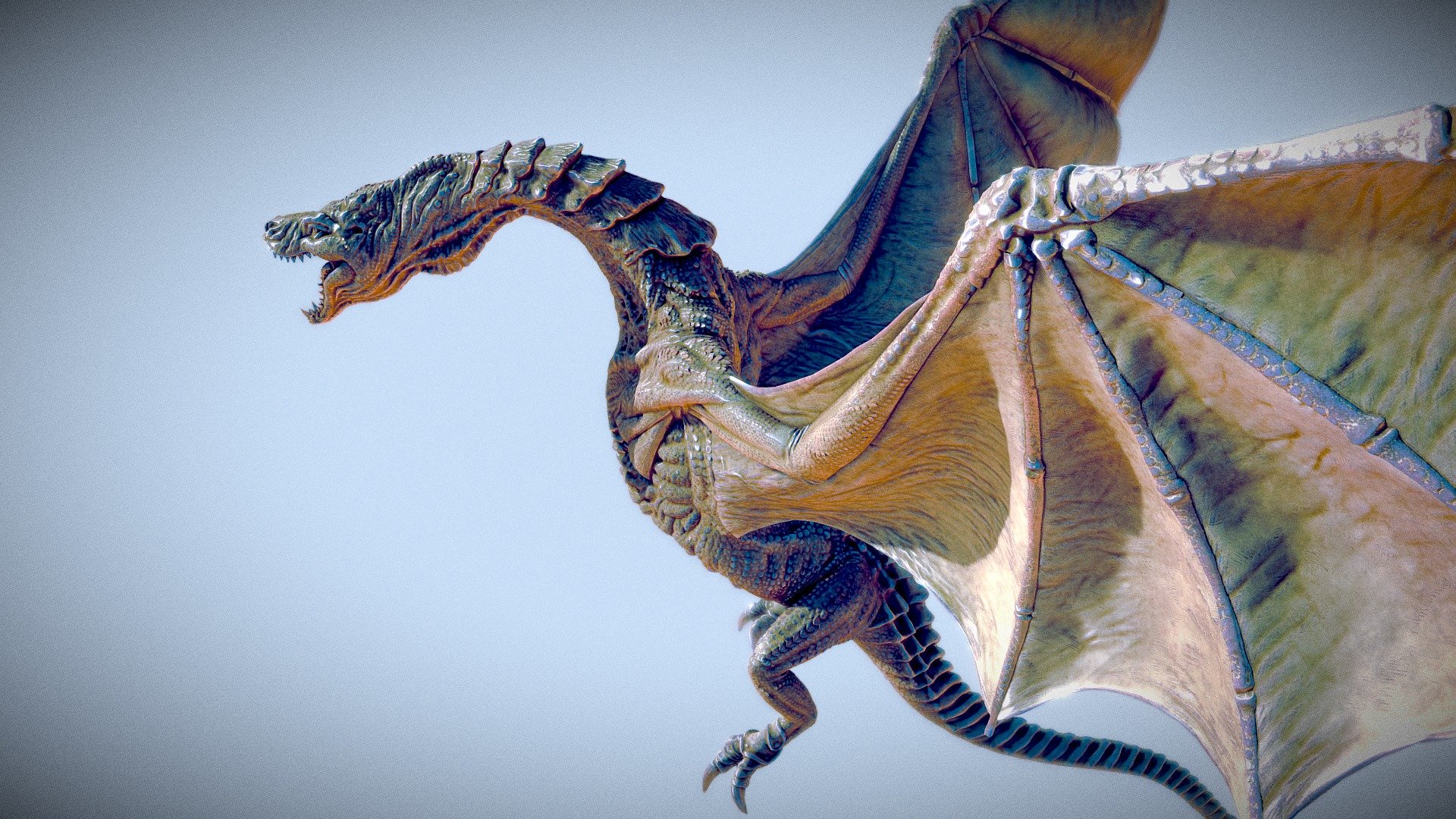 Dragon (Low Poly) 3d model