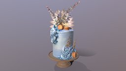 Luxury Aegean Swirl Cake