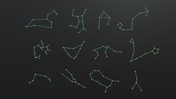 12 Horoscope Zodiac Constellation Pack