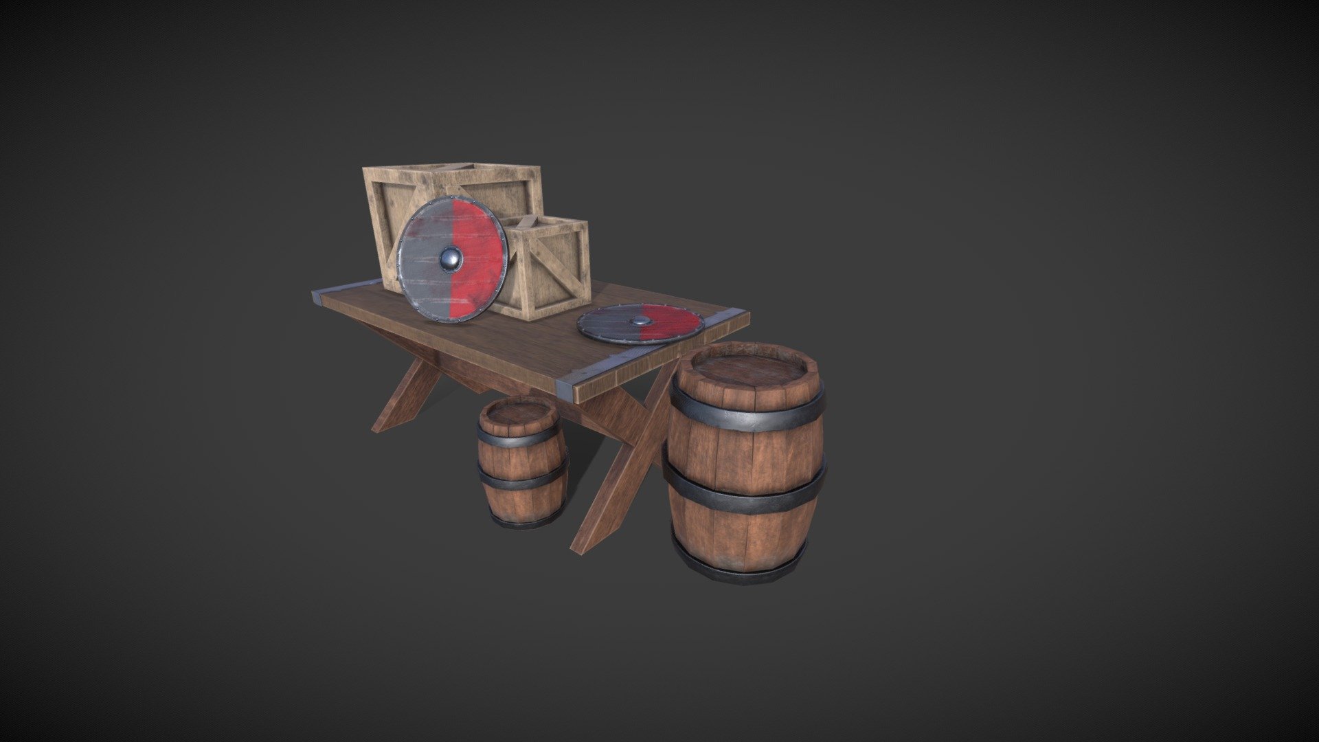 pack medieval 3d model