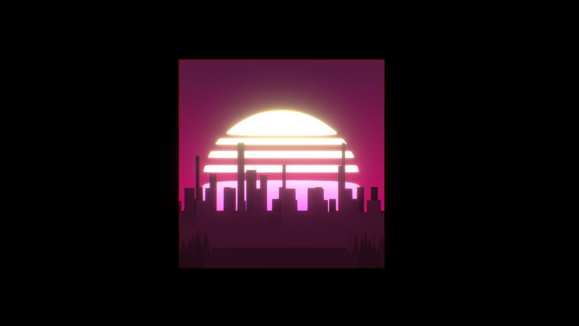 Synthwave Horizon 3d model