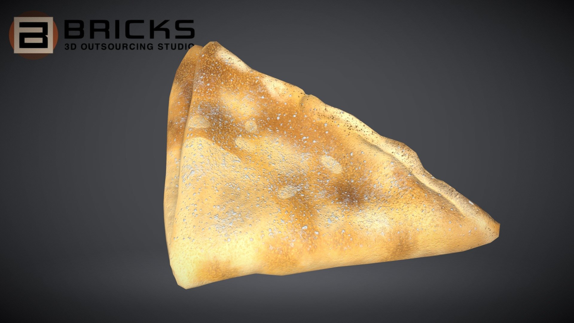 French Pancake 3d model