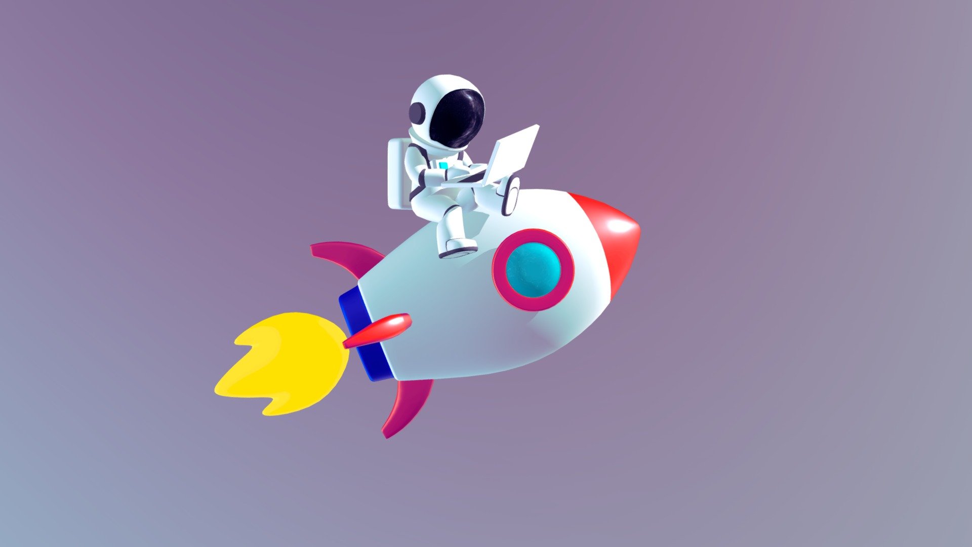 astronaut 3d model