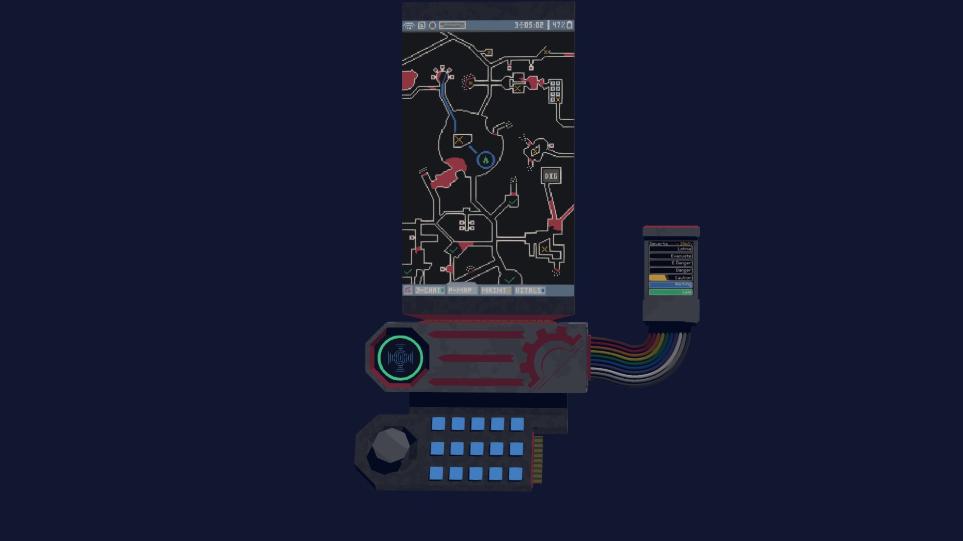 Retro-3D Modular PDA 3d model