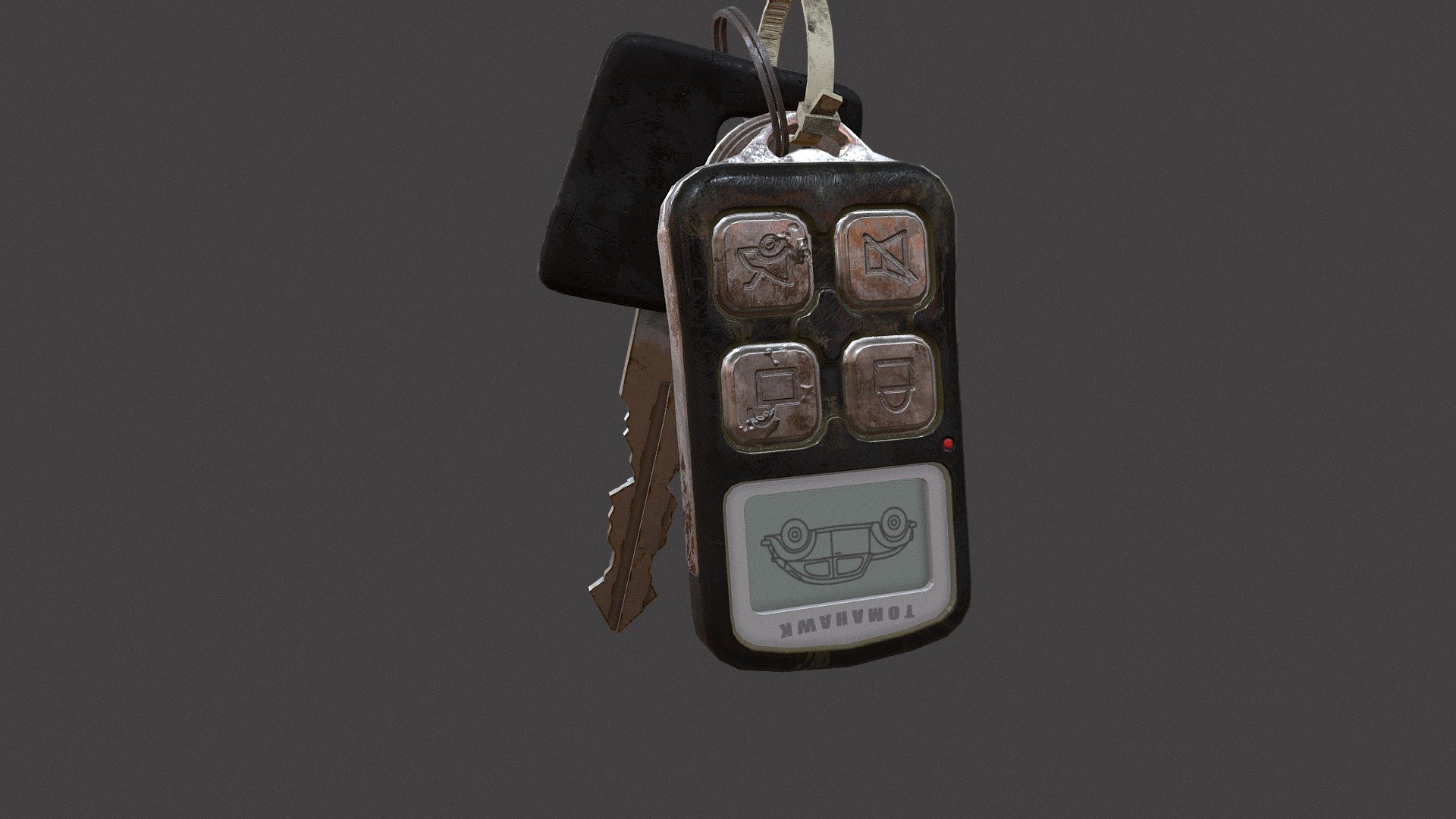 Car_key_gazelle 3d model