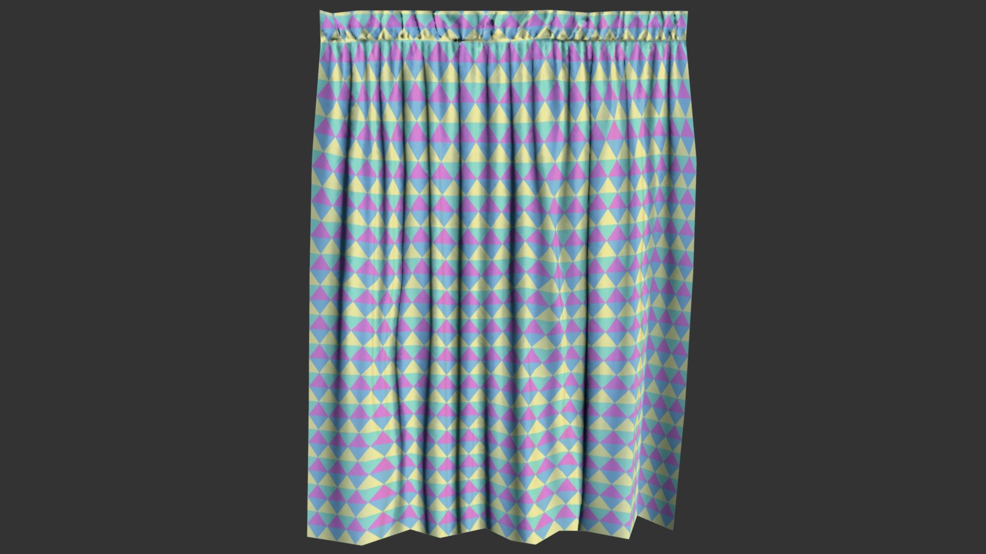 Curtain 3d model