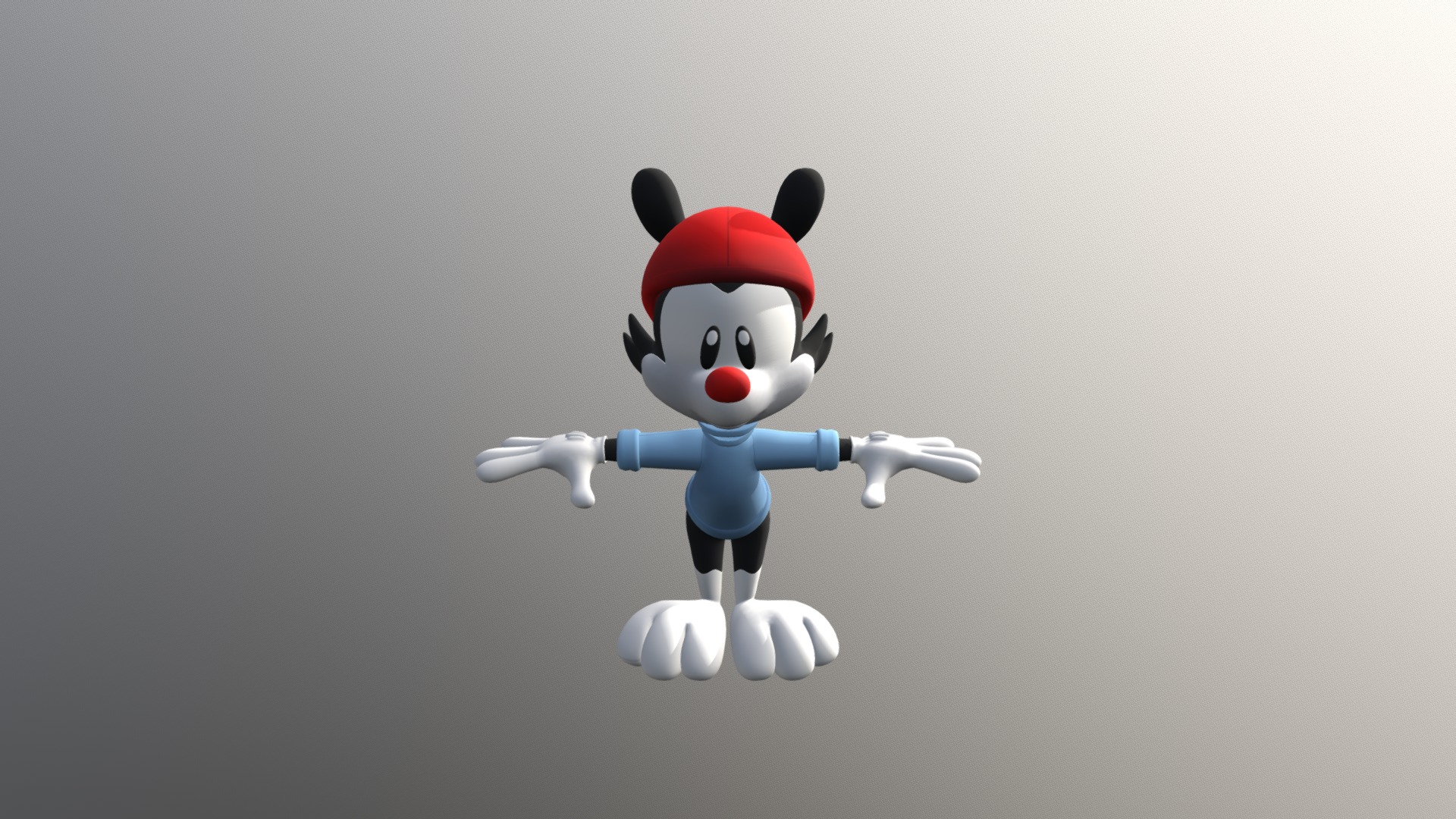 Wakko Warner V2 3d model