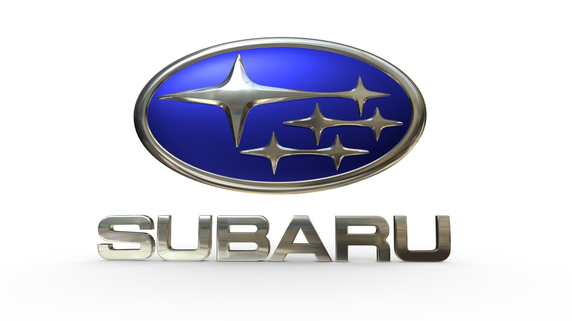 Subaru Logo 3d model