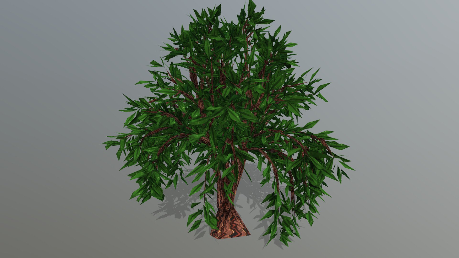 Handpainted Tree 3d model