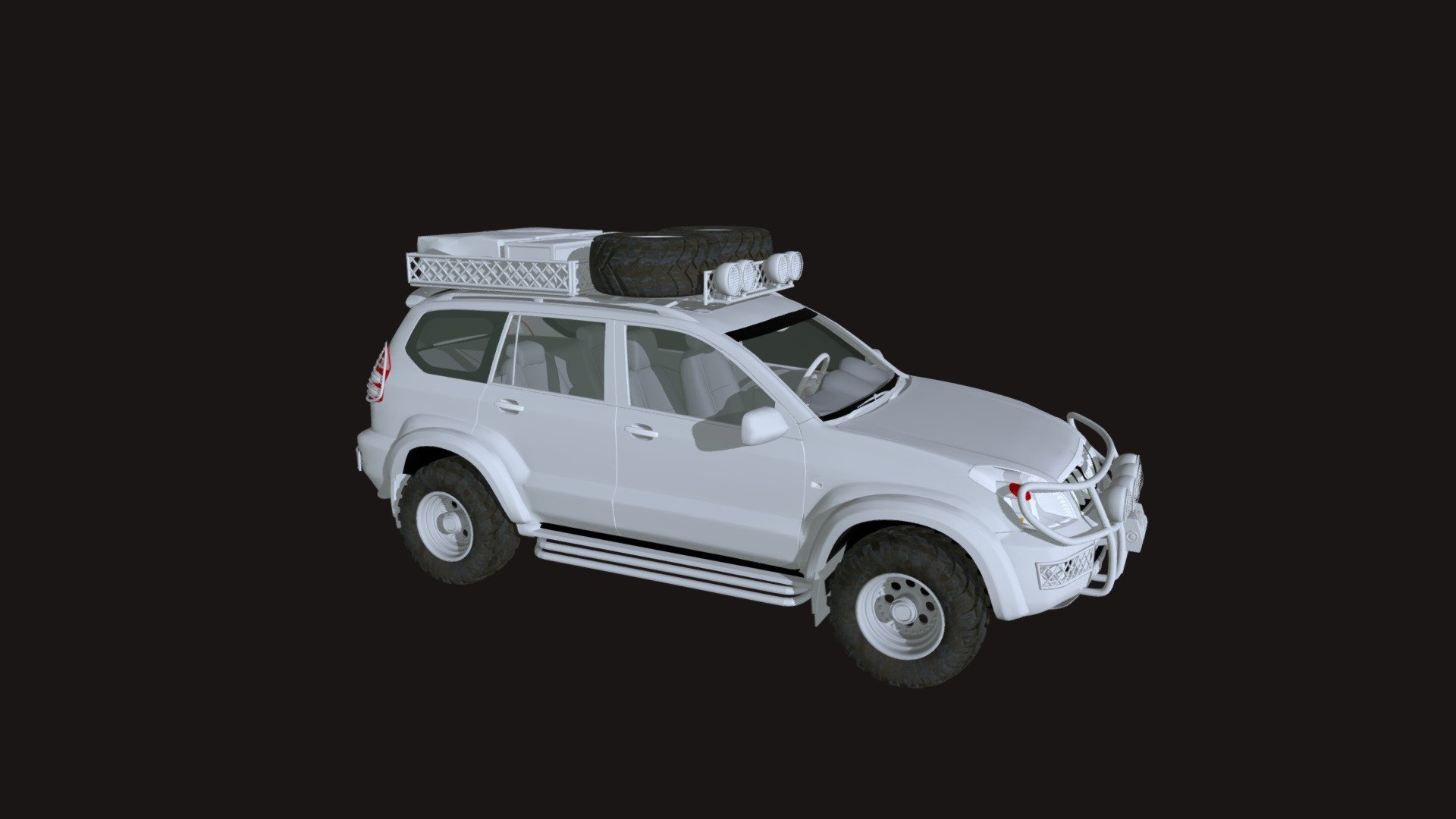 Toyota Landcruiser Offroad 3d model