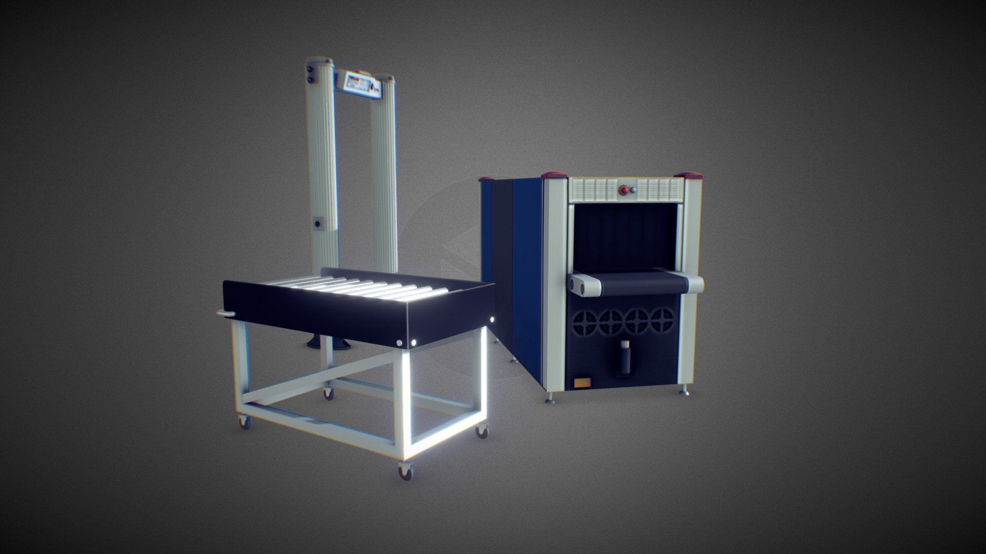 TSA Equipment 3d model