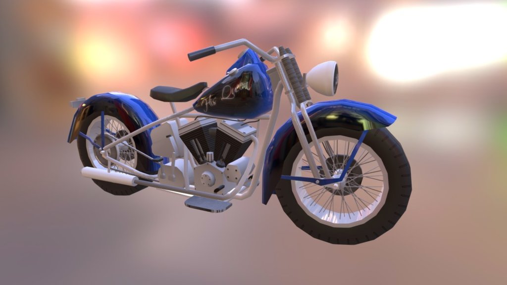 Harley Davidson 1942 3d model