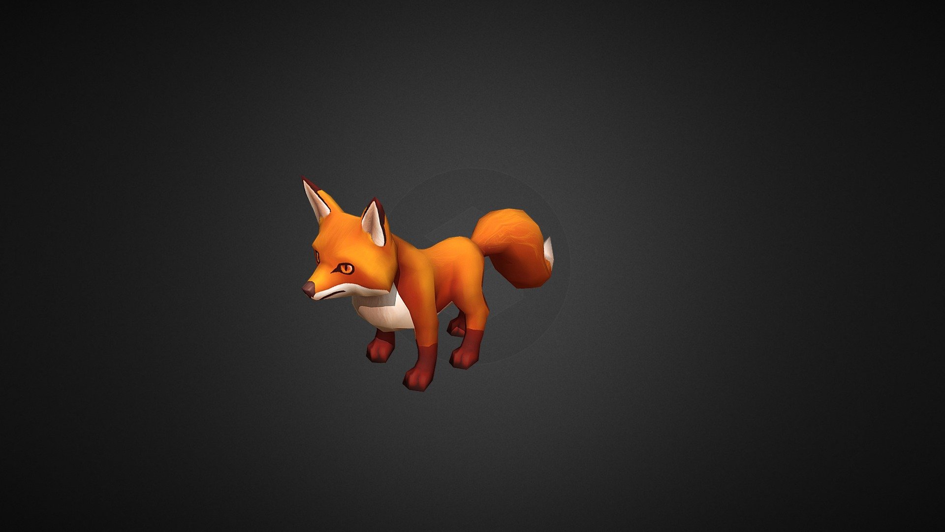 Fox 3d model