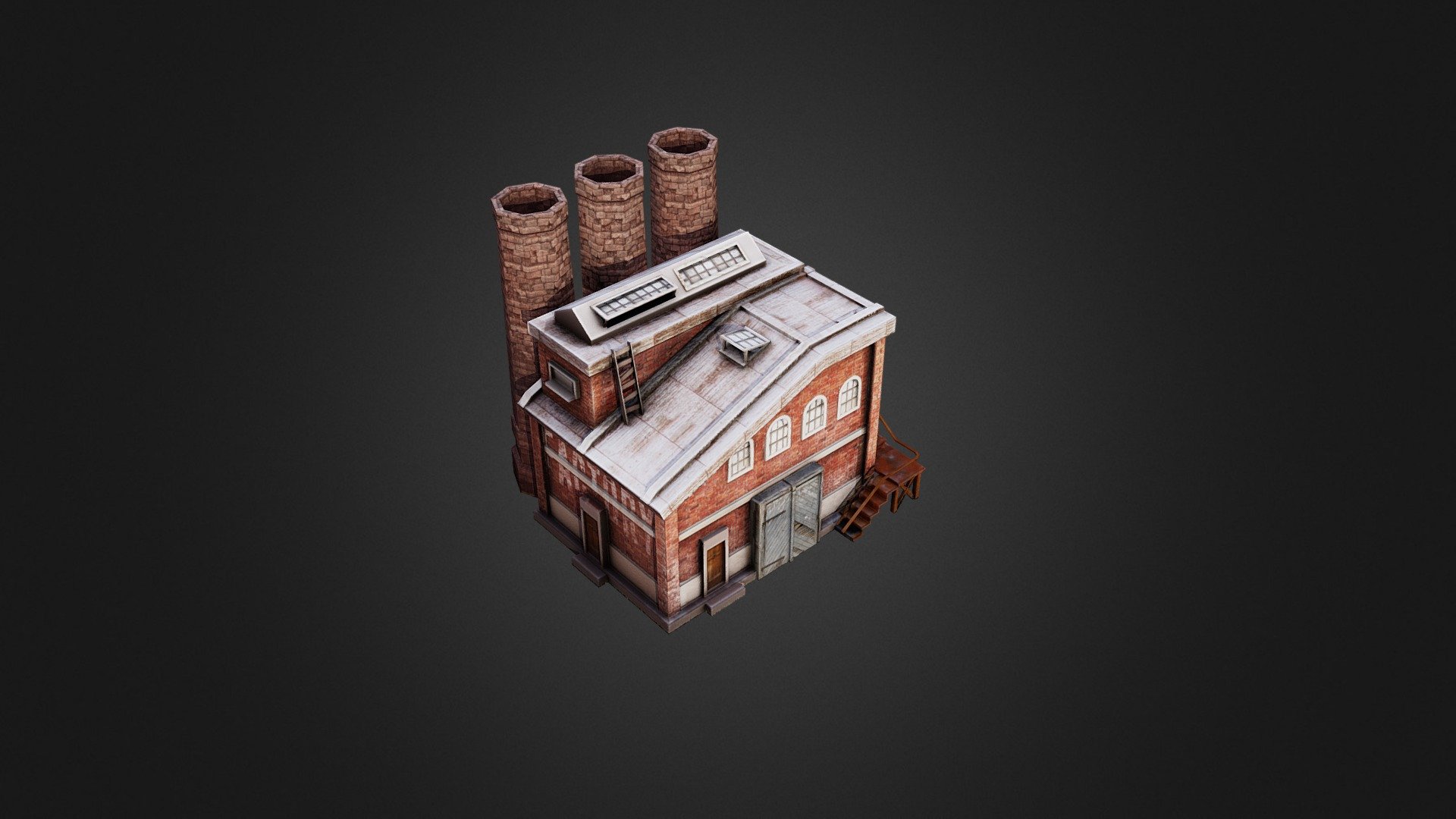 Factory 3d model