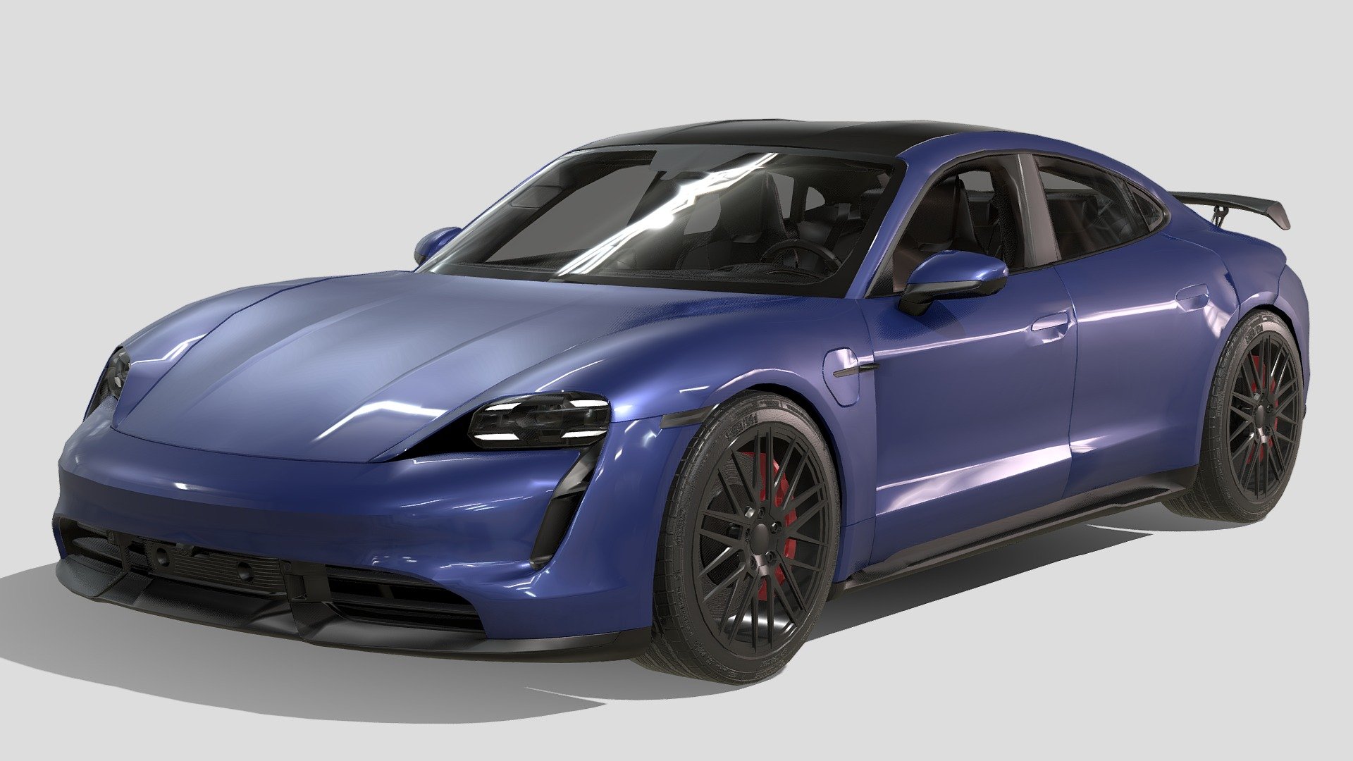 Porsche Taycan Turbo S 3d model