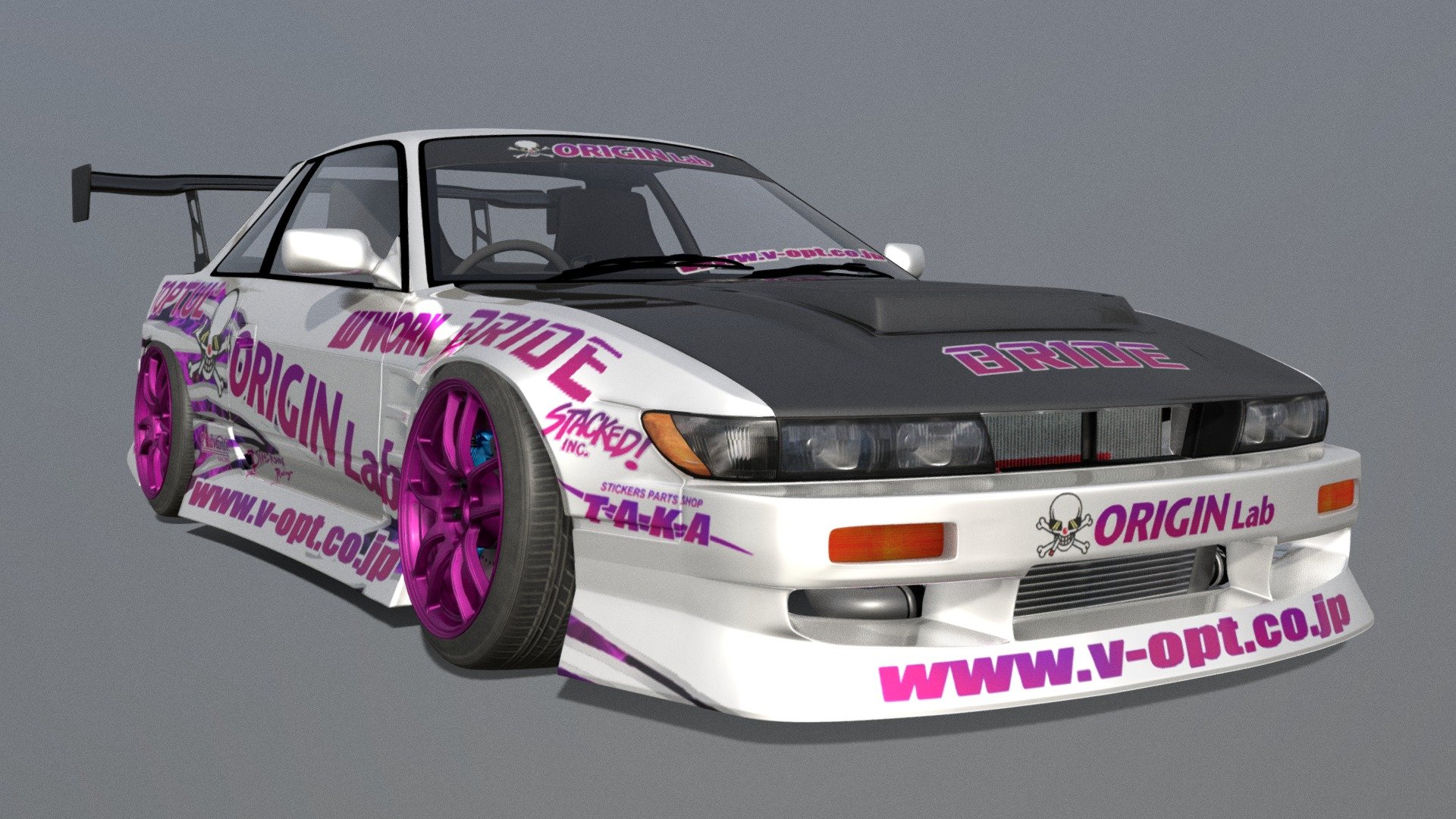 Nissan Silvia PS13 Origin Labo 3d model