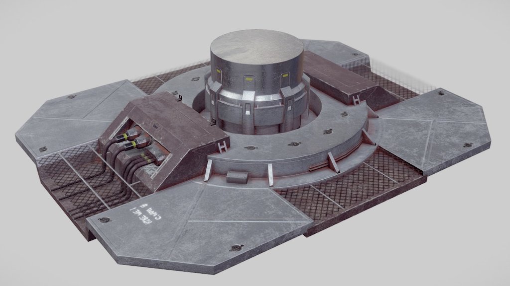 TURRET BASE 3d model