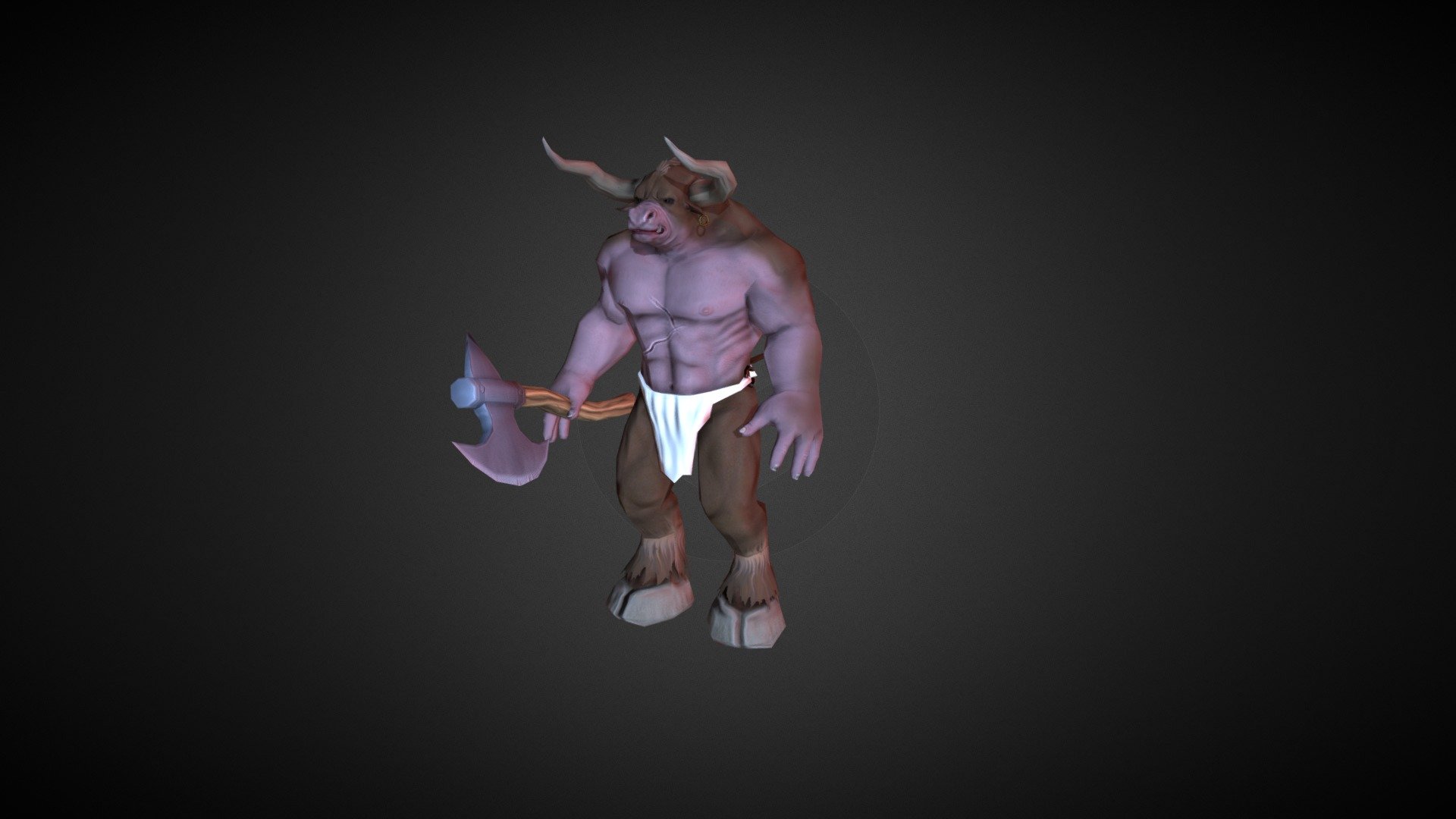 minotaur 3d model