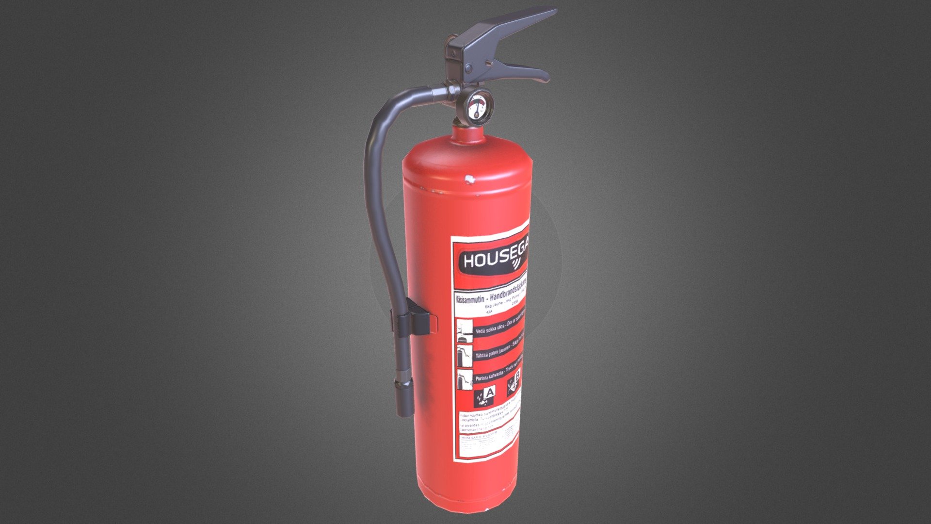 fire Extinguisher 3d model