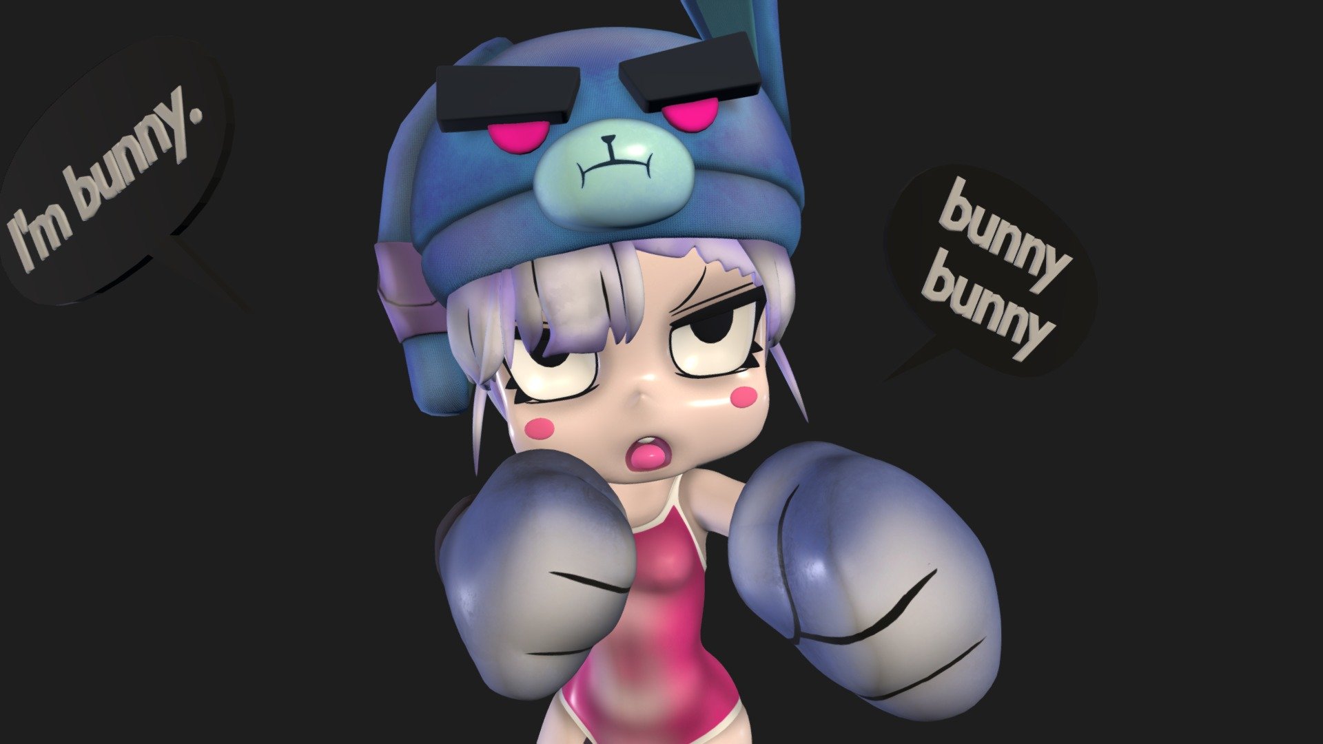 Bad Bunny 3d model