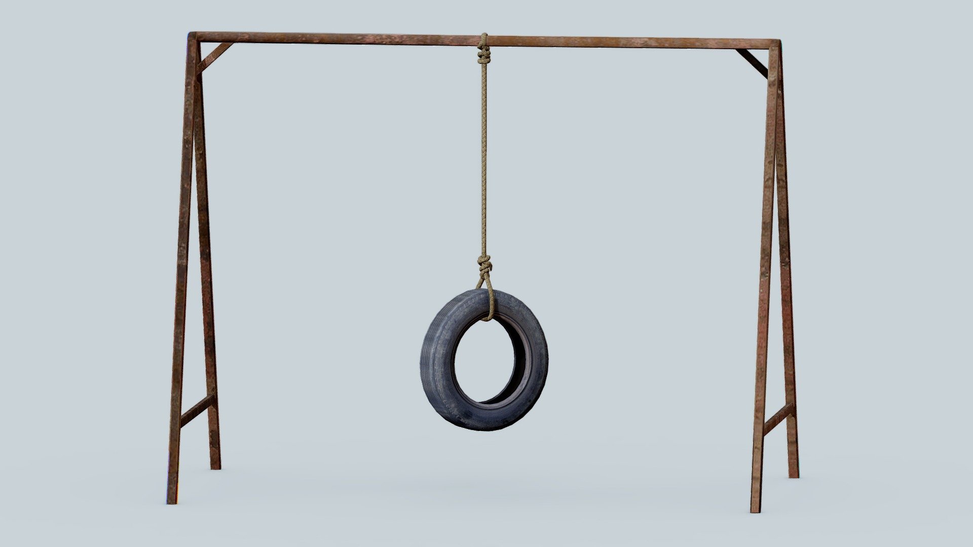 Tire Swing 3d model