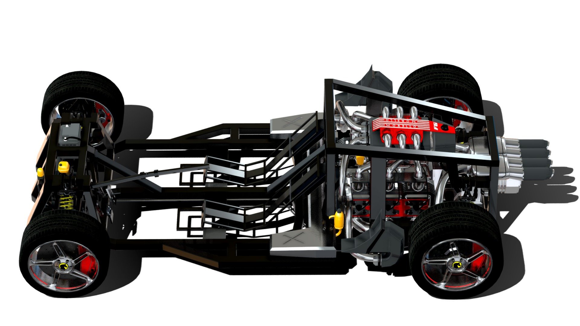 Spada F6 Chassis 3d model