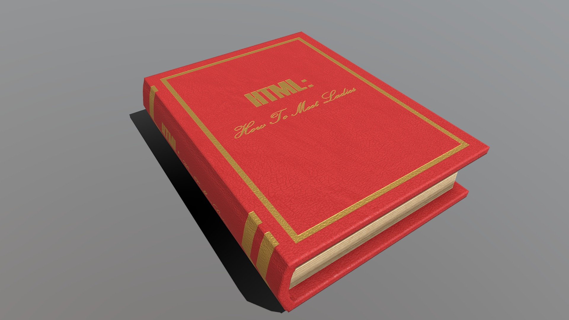 Book 3d model