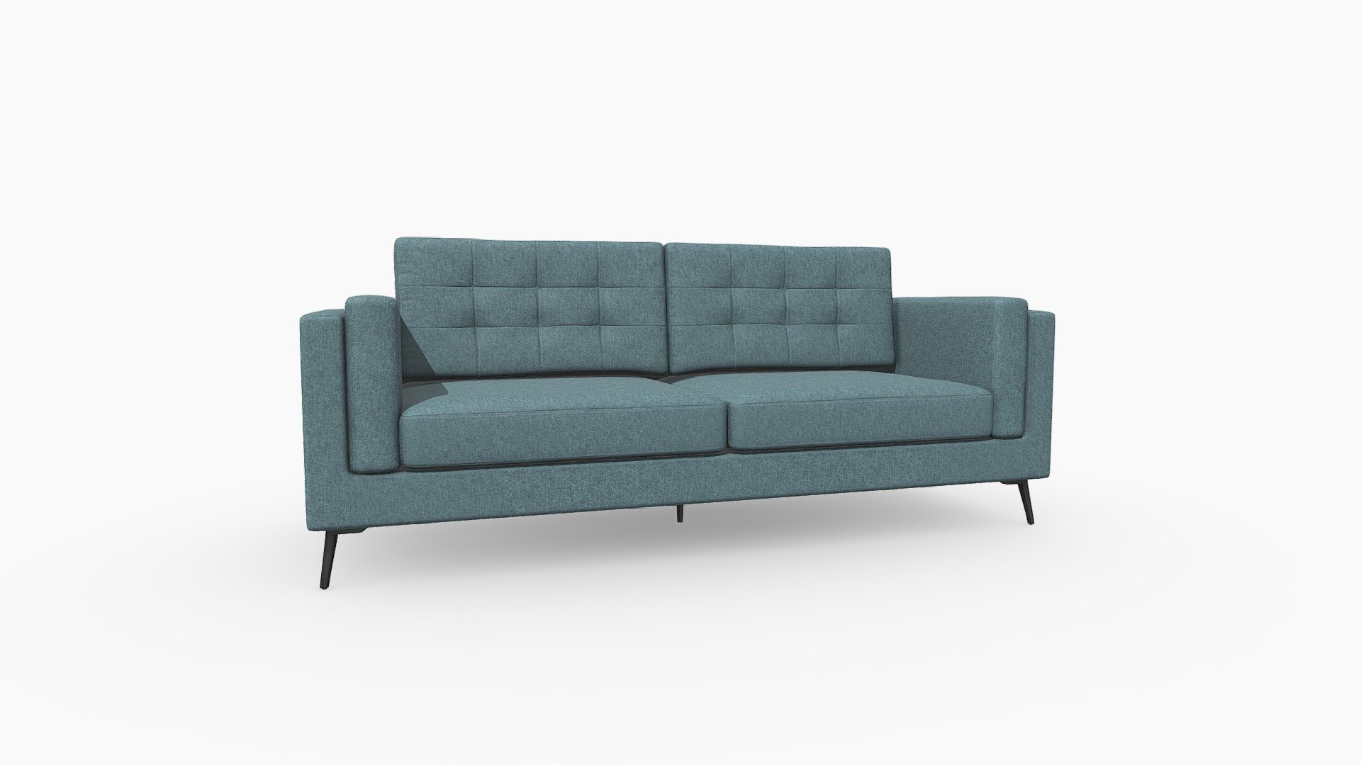 99924991_SOFA BOLTON 3 PUESTOS TELA MEMPHIS VERD 3d model