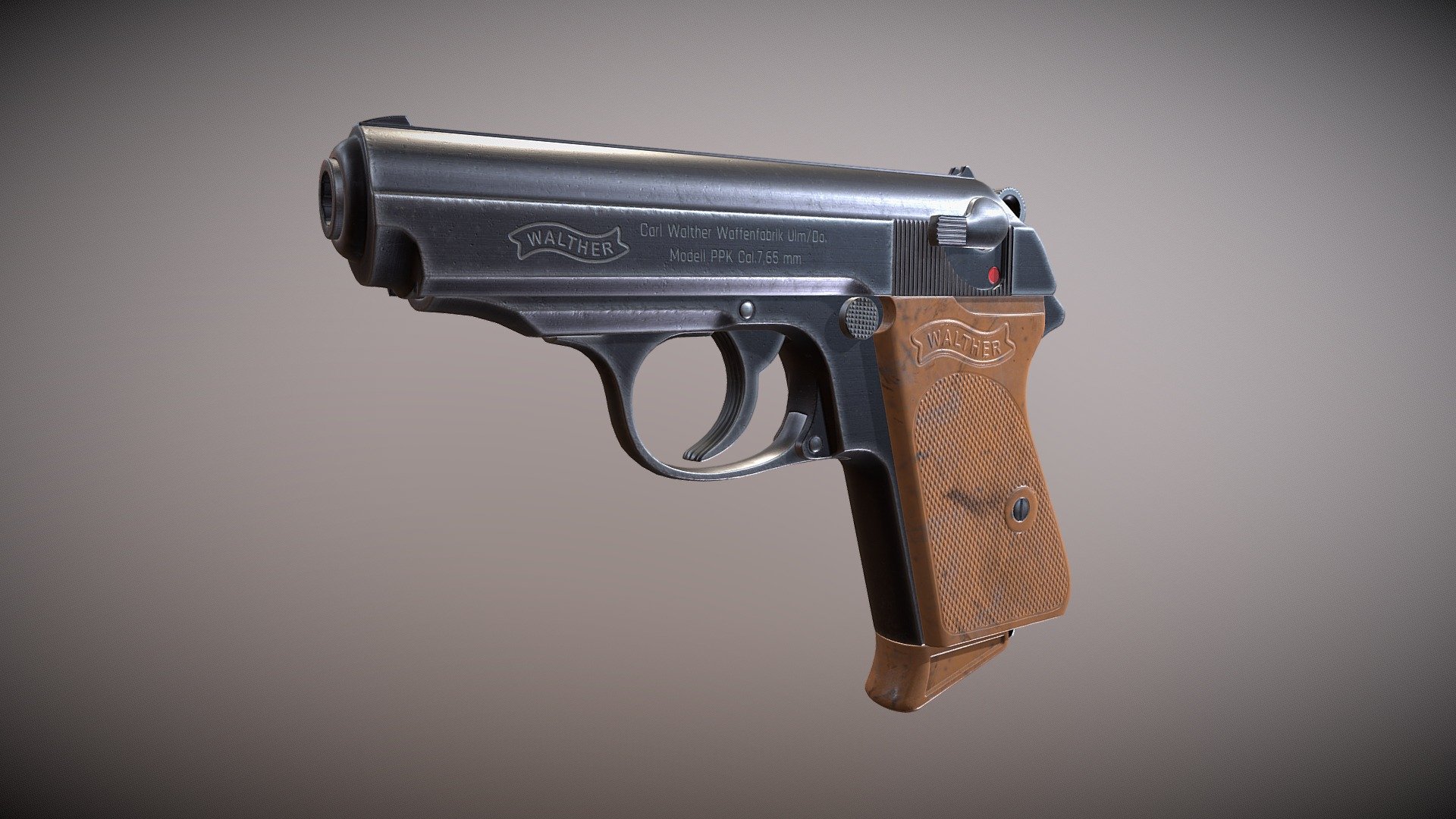 Walther PPK 3d model