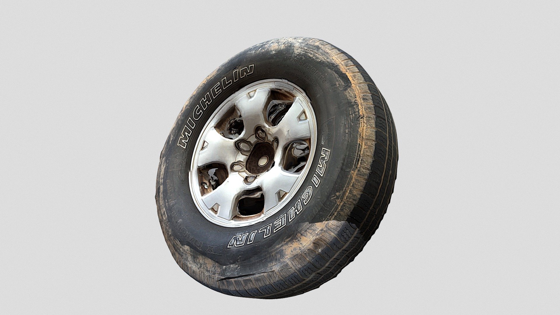 Michelin Tacoma Truck Tire 3d model