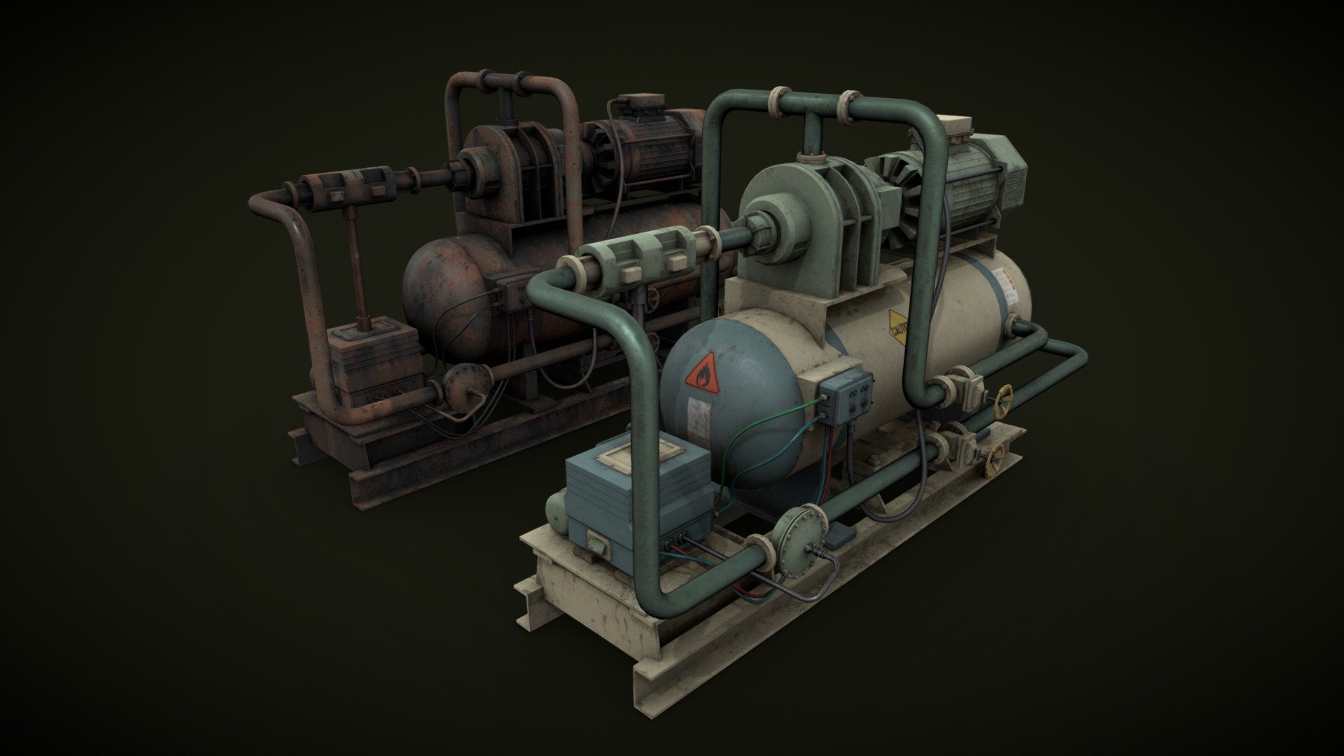 Machinery device 3d model