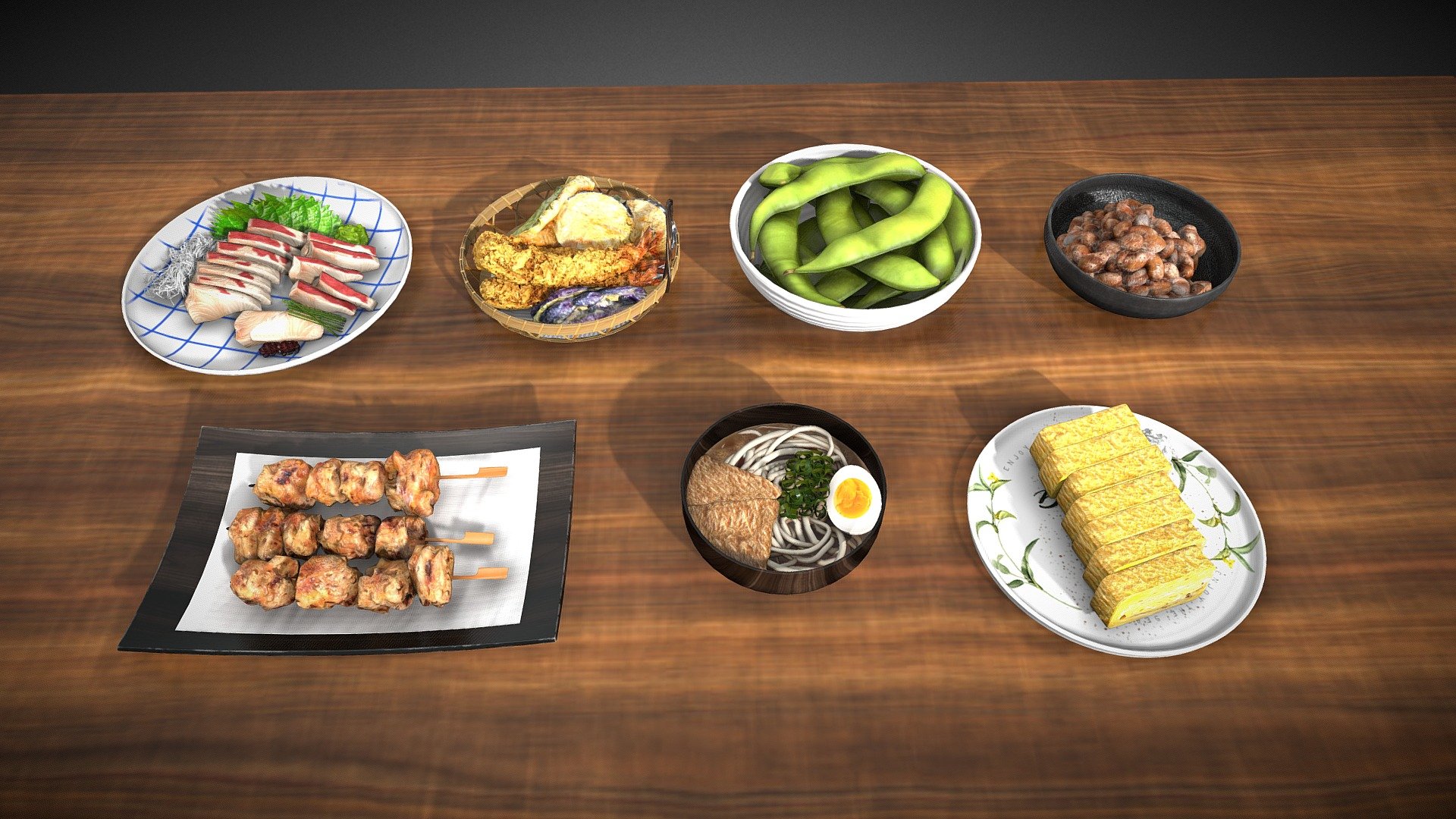 Japanese Food Vol 3d model