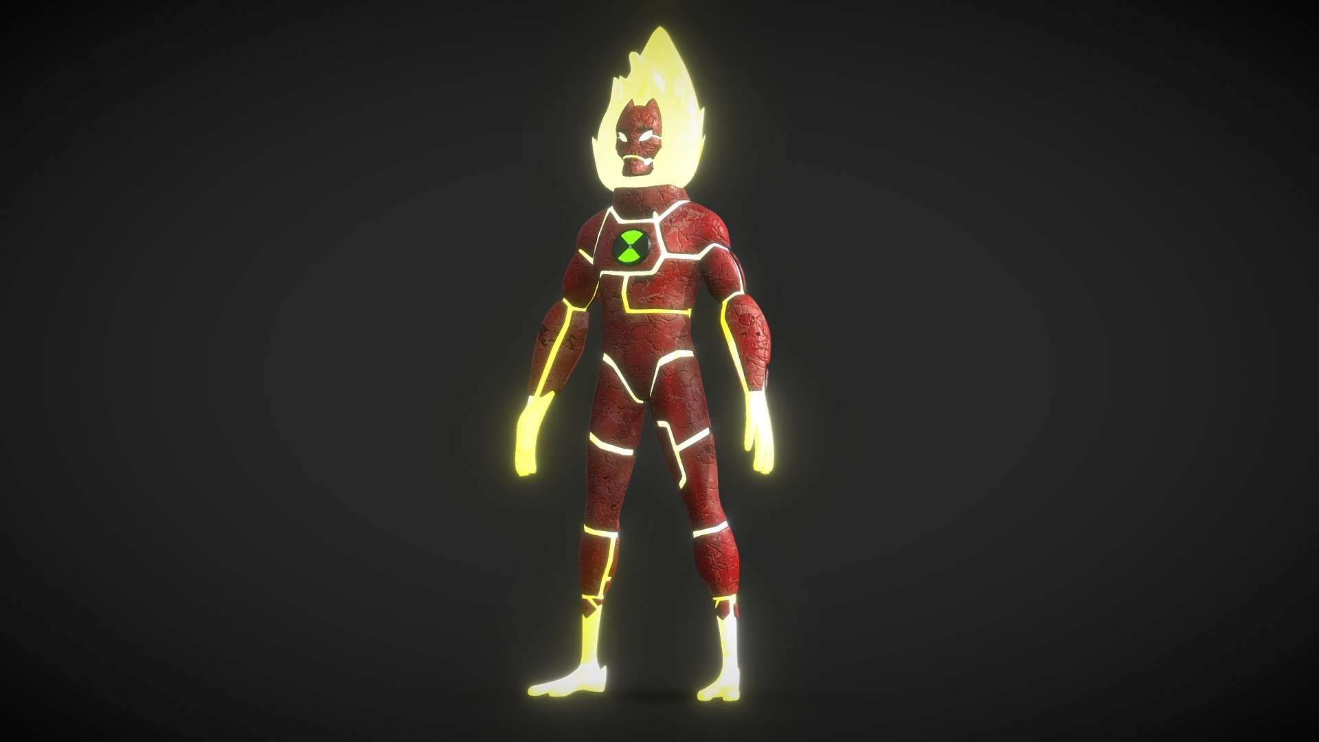 Heatblast 3d model