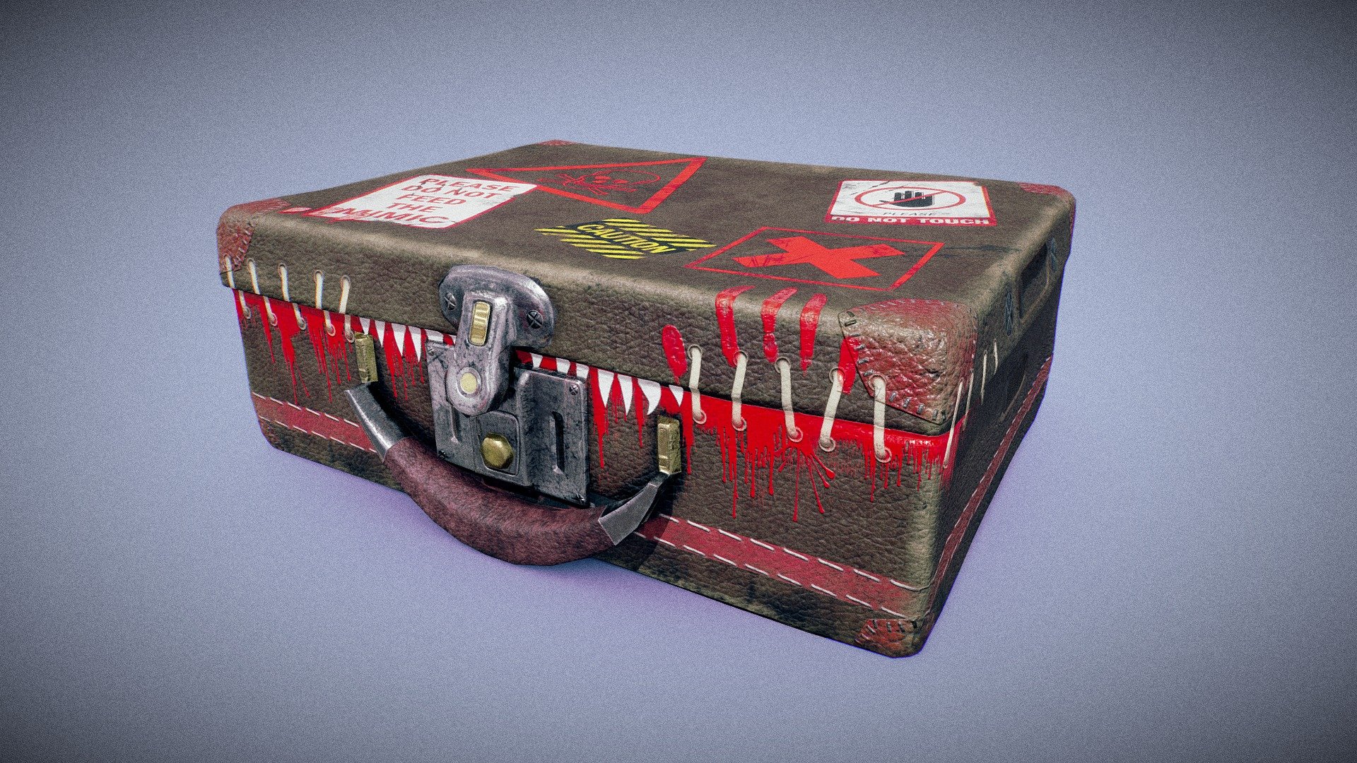 Om-Nom-Nom Suitecase (Suitcase Challenge) 3d model