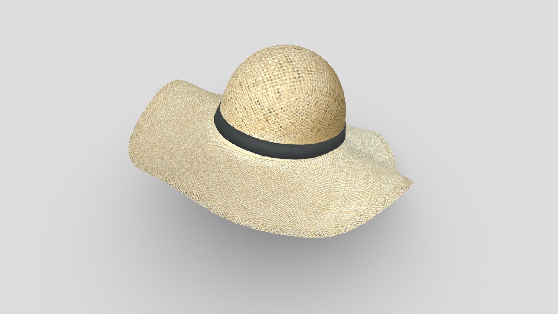 floppySummerHat_basic💮📷 3d model