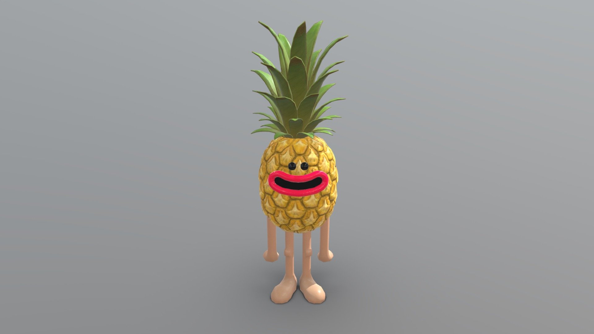 Pineapple fella 3d model