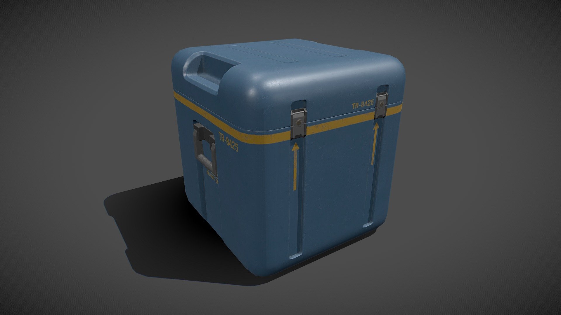 Animated Military Case 09 3d model