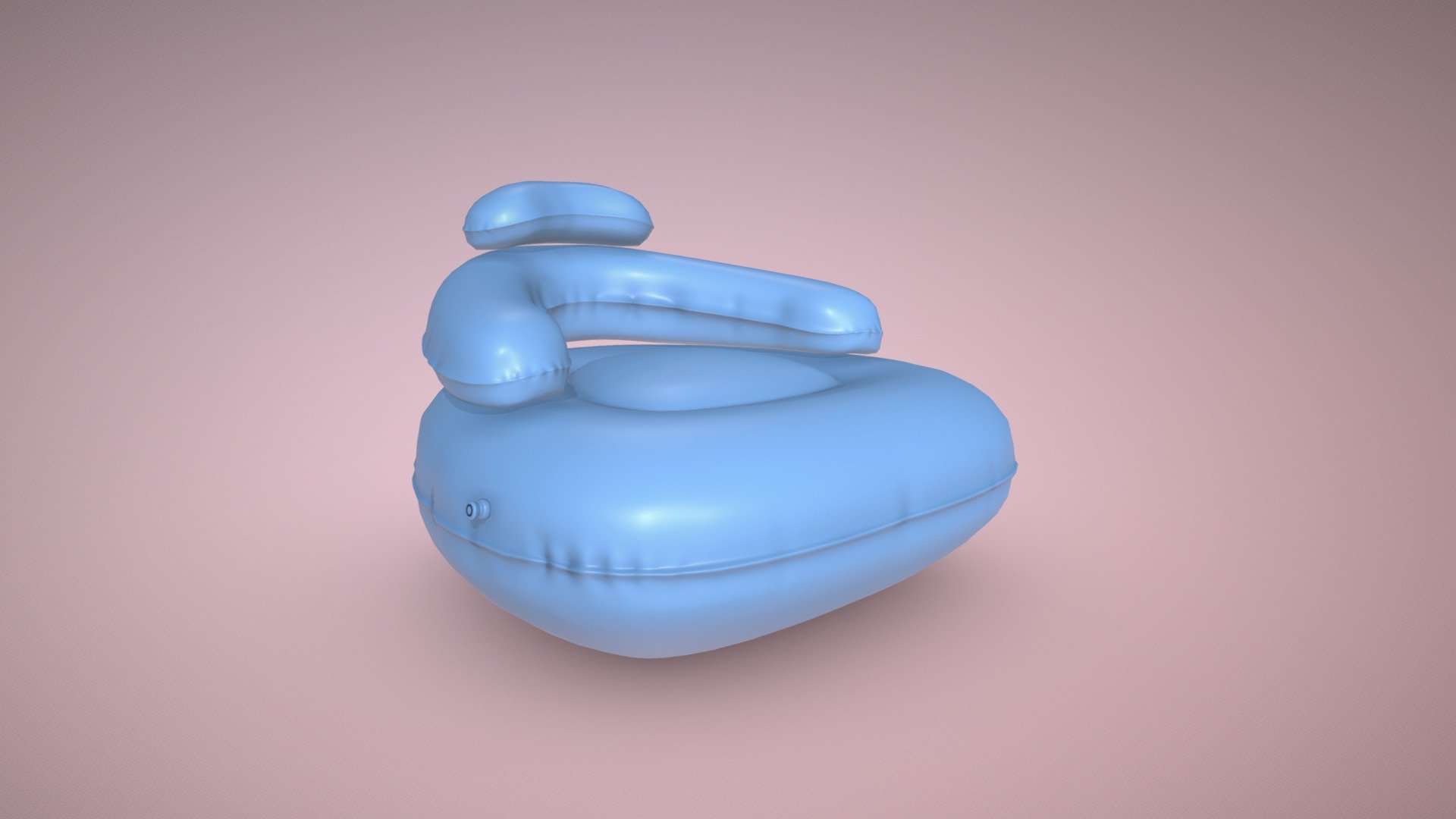 Inflatable armchair 3d model