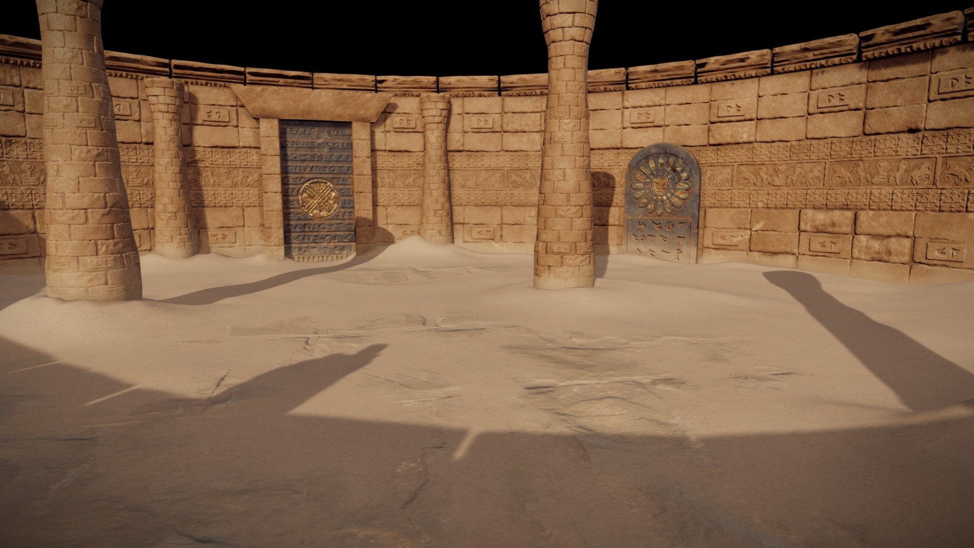 Sand Temple 3d model