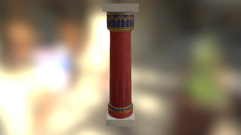 Pillar 3d model